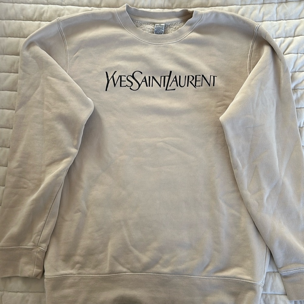 YSL Logo Crewneck